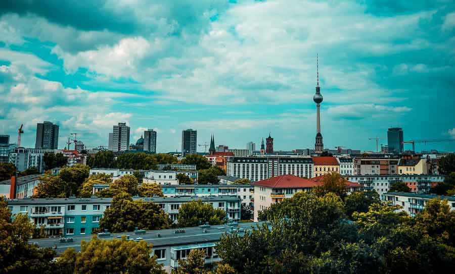منظر عام لمدينة برلين الألمانية
